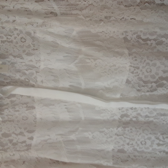 Nwt Mustard Seed Lace Detail Twist Back Blouse Sz M - Picture 3 of 6